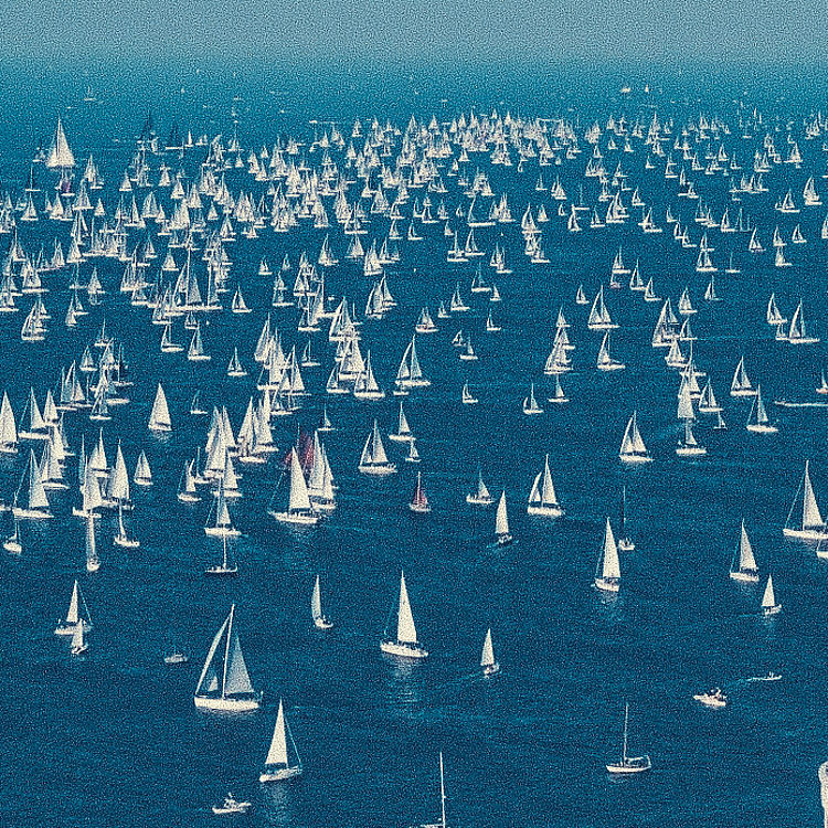 Barcolana sailing regatta in Trieste